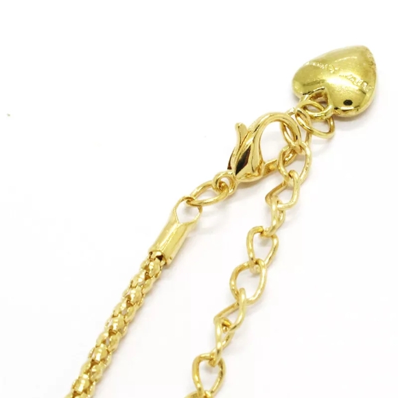 Betsey Johnson Pink Guitar Necklace - Picture 3 of 3